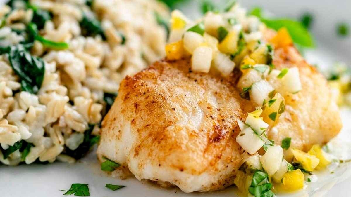 Golden Crispy Pan Seared Fish