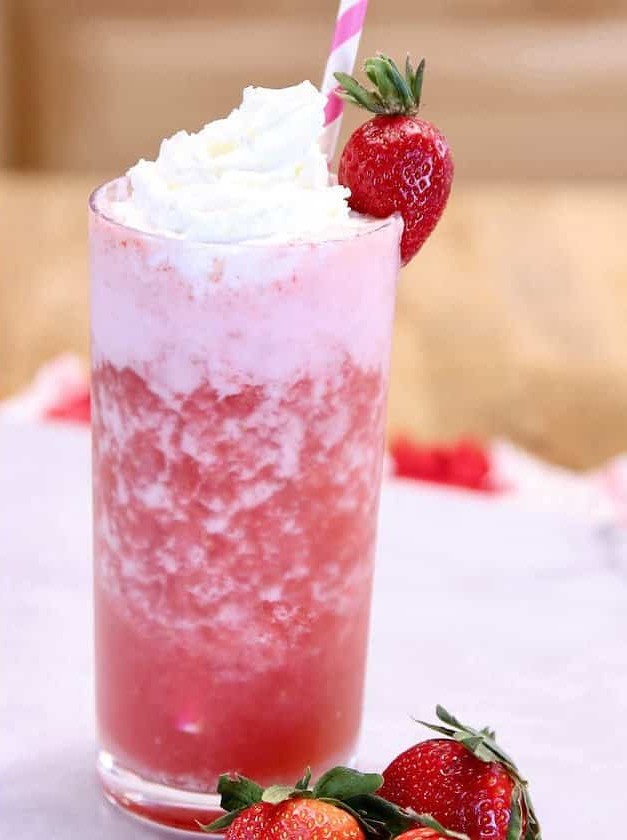 Strawberry Bliss Vodka Fizz