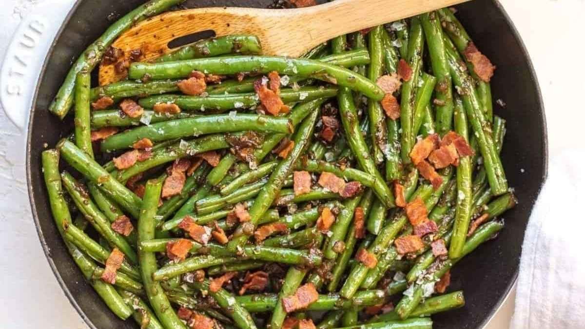 Bacon-Kissed Green Bean Holiday Delight