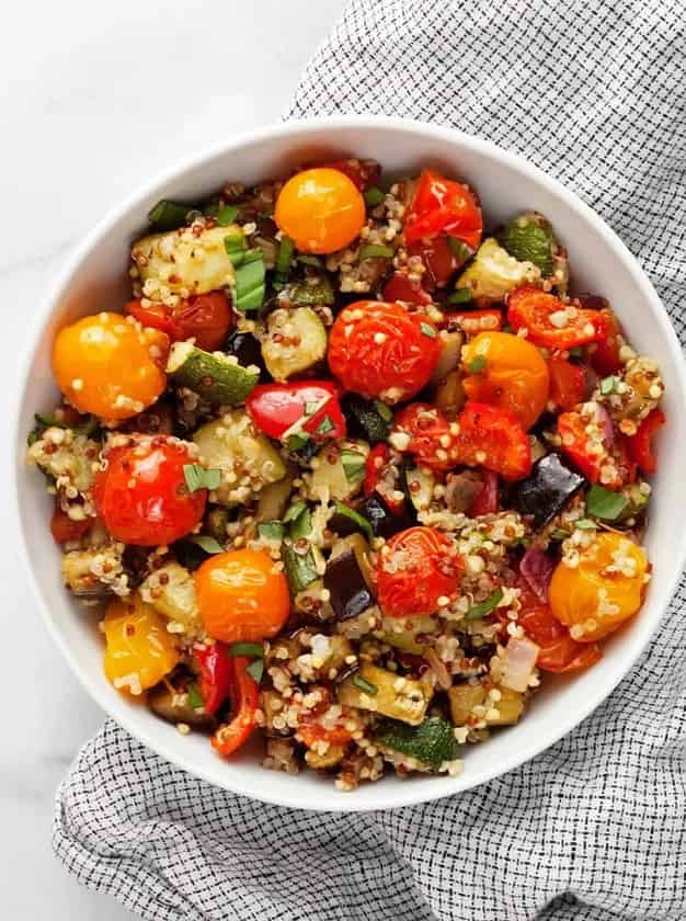 Roasted Veggie Quinoa Delight