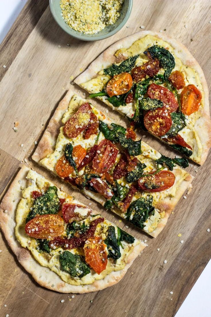 Easy Hummus Flatbread Bites