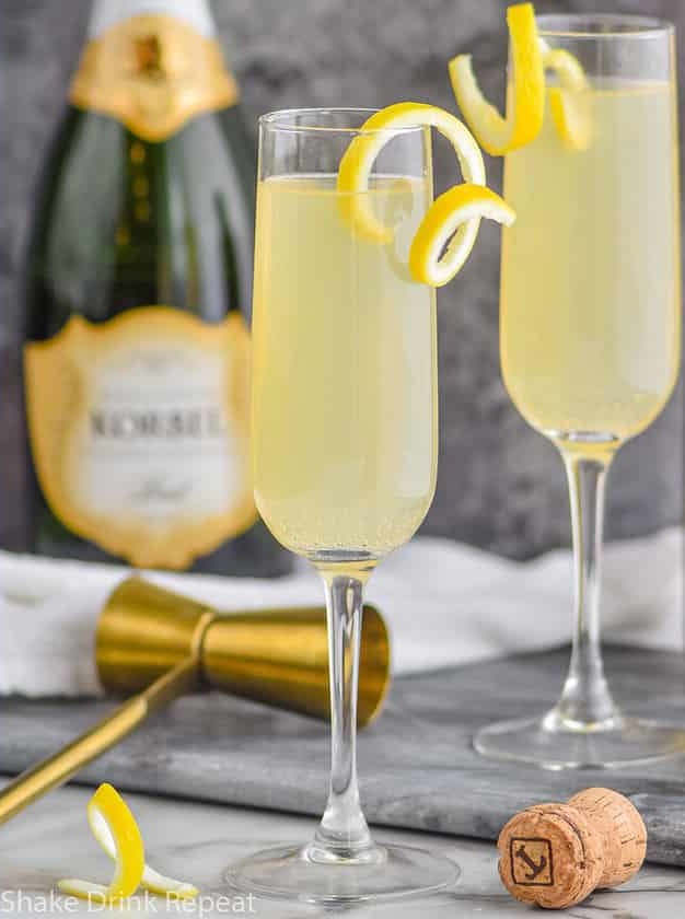 Champagne & Gin Summer Cocktail Delight