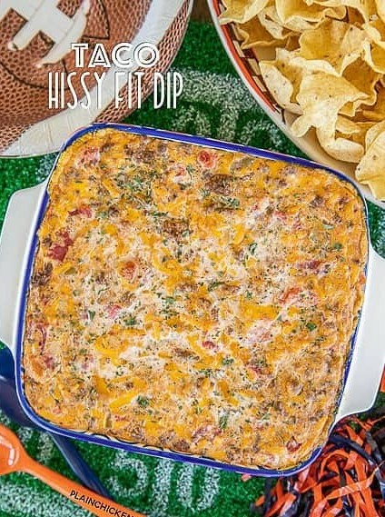 Beefy Taco Fiesta Dip Delight