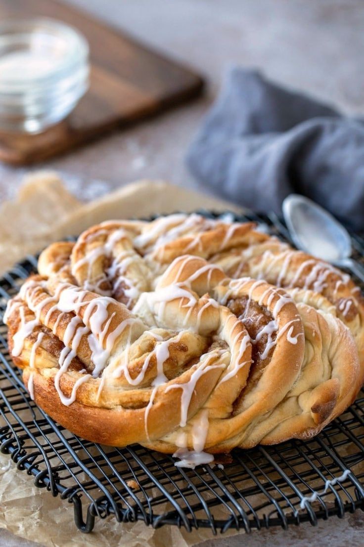 Raspberry Cream Cheese Braided Bread