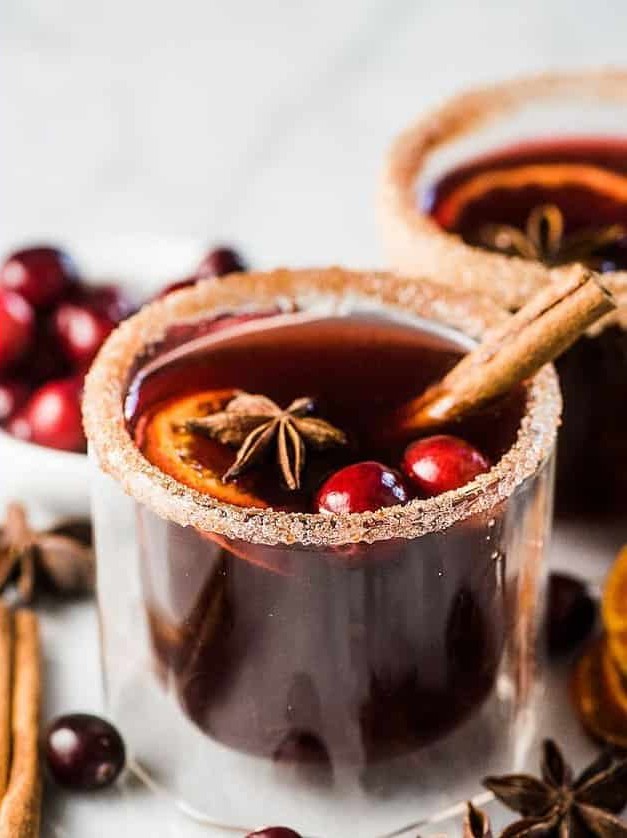 Cranberry Bourbon Winter Warmer