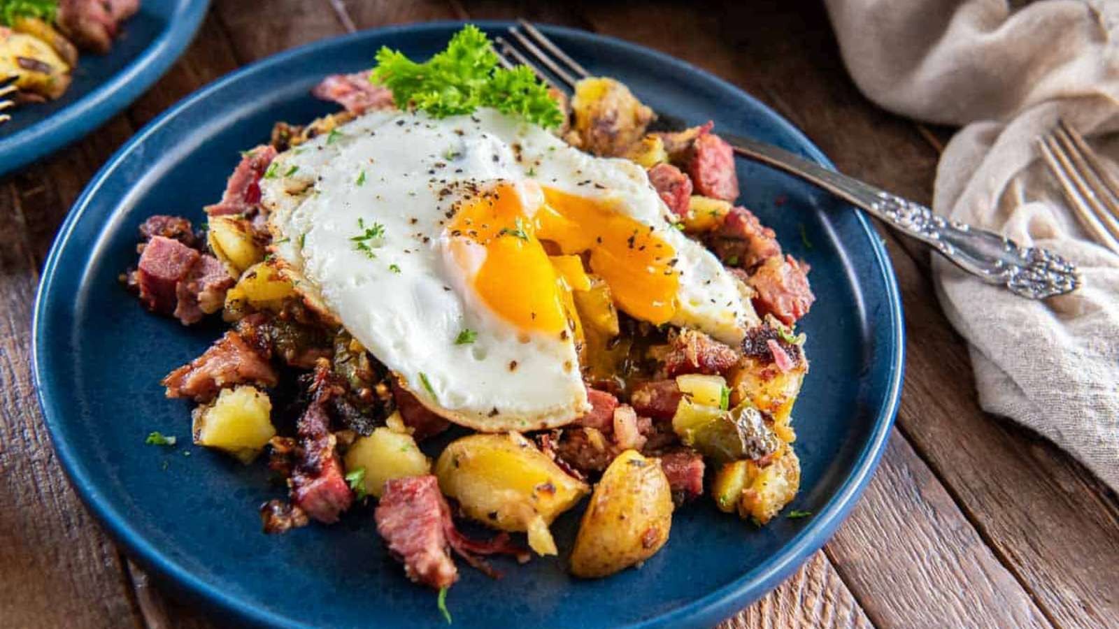 Tender Corned Beef Breakfast Delights