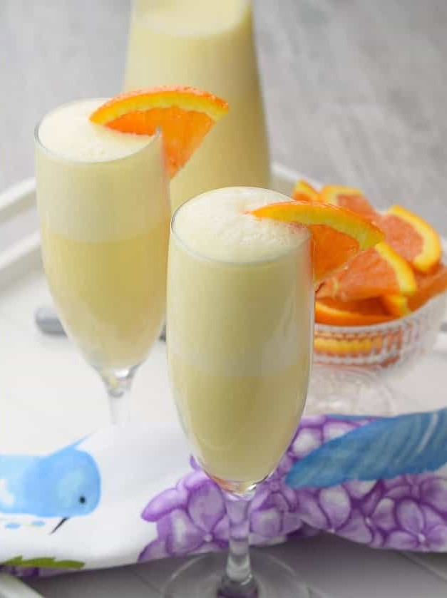 Creamy Orange Sparkler Mimosas