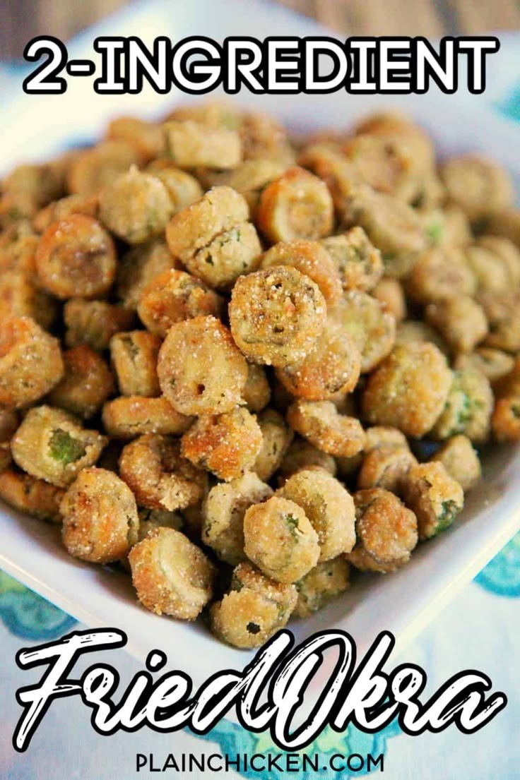 Easy 2-Ingredient Crispy Okra Delight