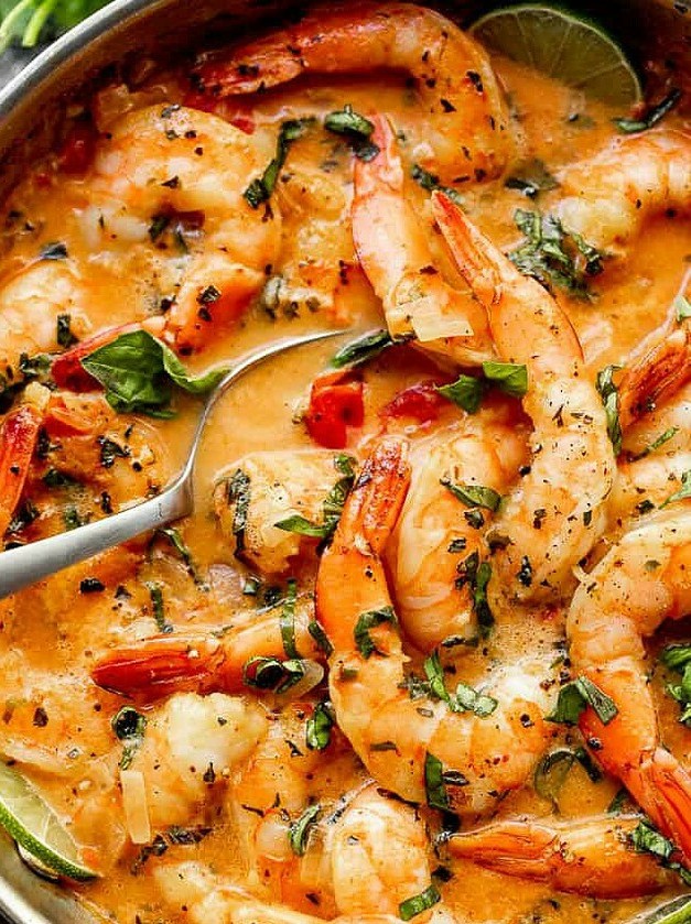 Coconut Shrimp in Thai Creamy Style