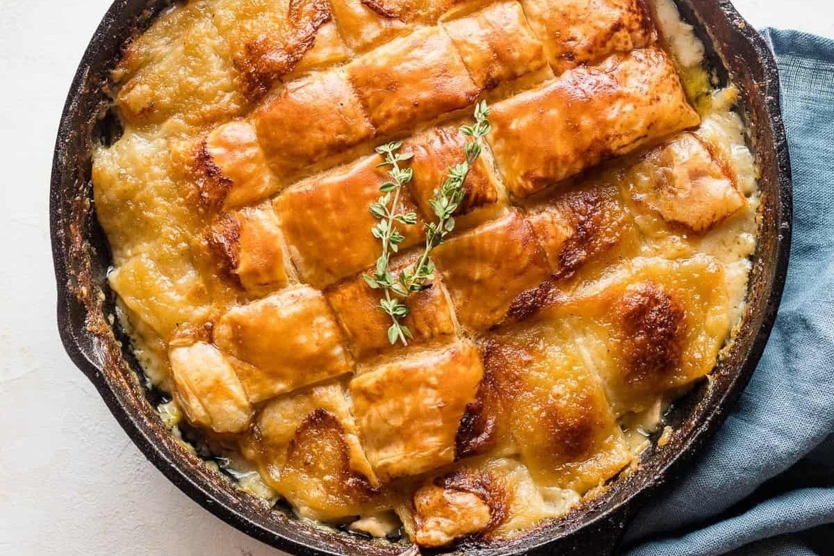 Leftover Turkey Delight: A Golden Crust