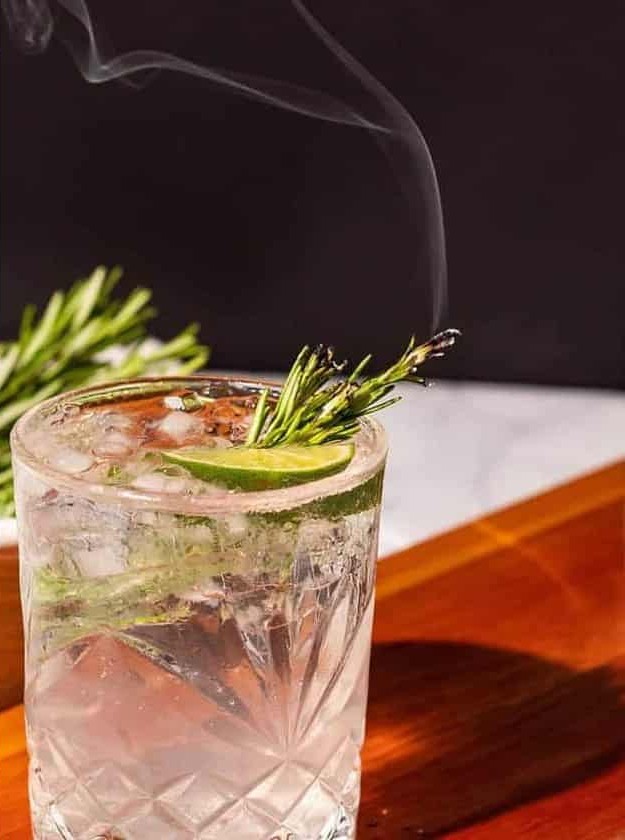 Rosemary Infused Gin Fizz Delight