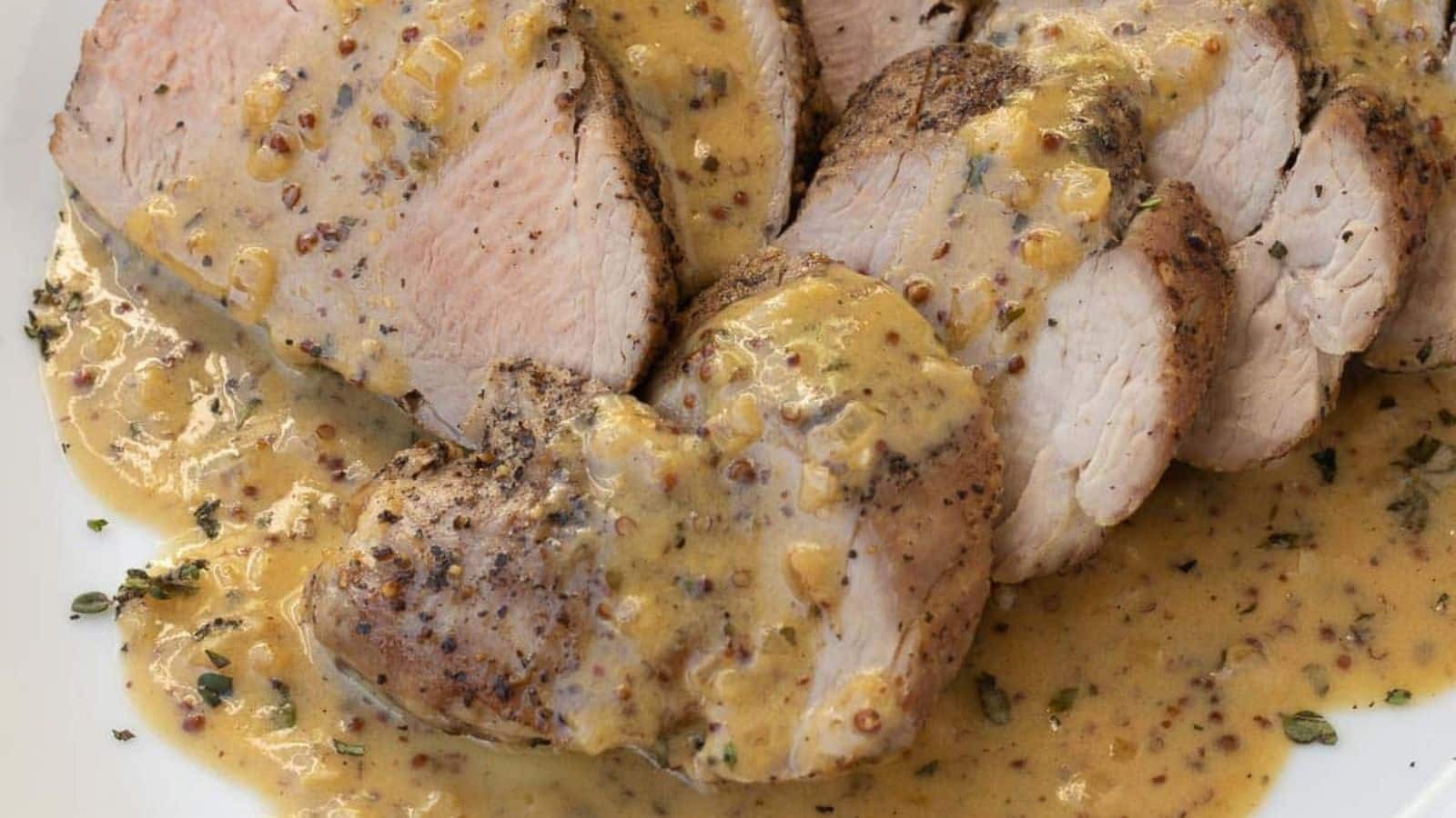 Pork Tenderloin with Creamy Dijon Delight