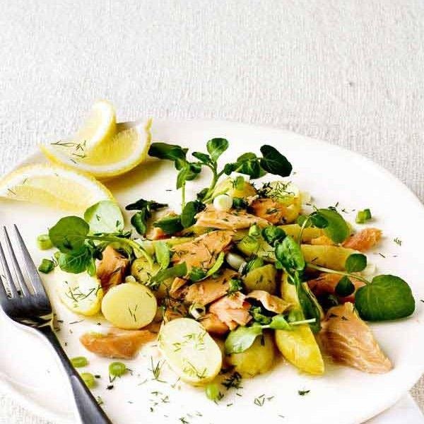 Trout Frittata with Garden Peas and Fresh Herbs