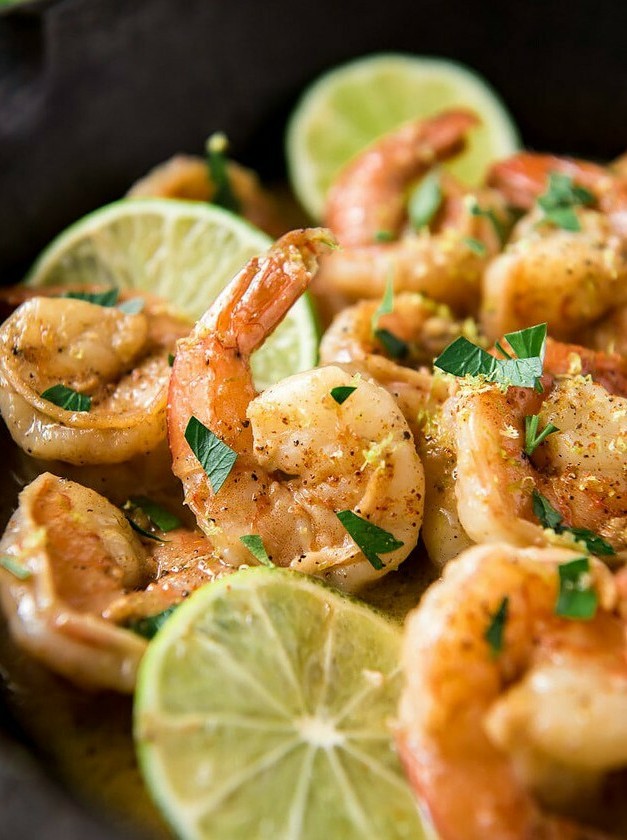 Lime Garlic Shrimp Delight