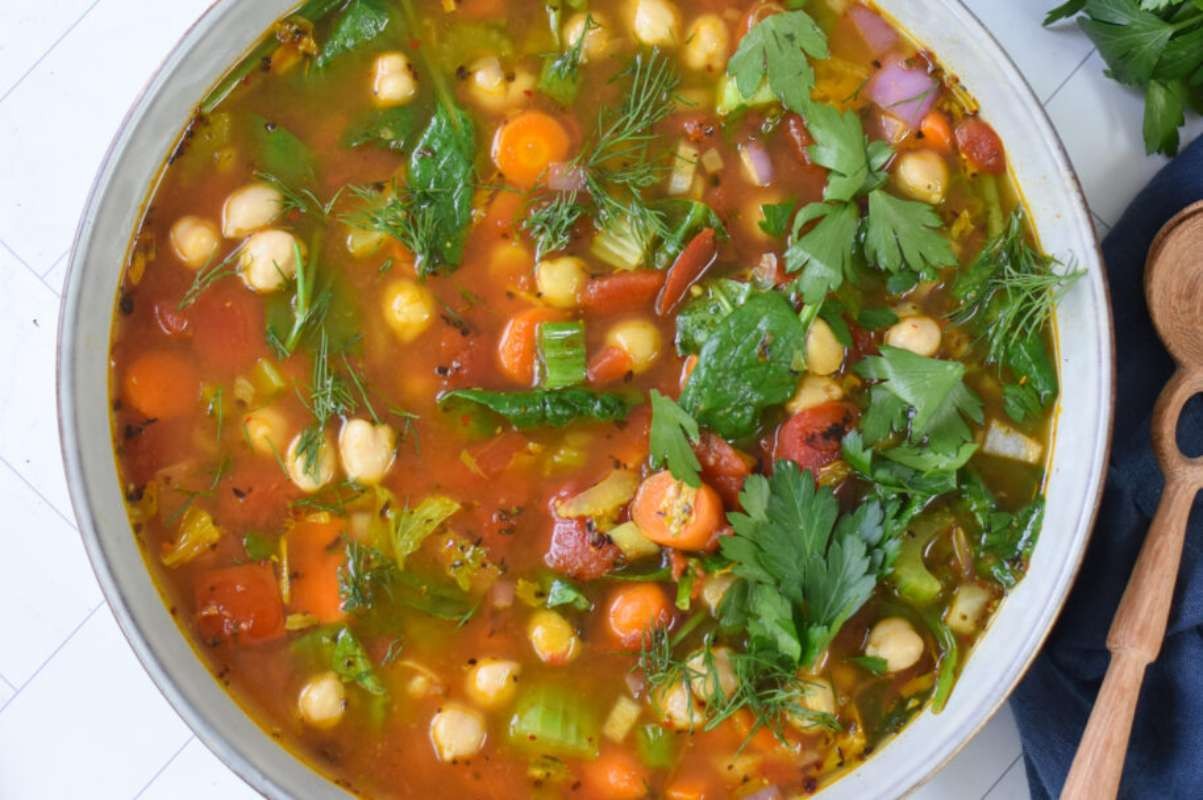 Easy Chickpea Pantry Soup Delight