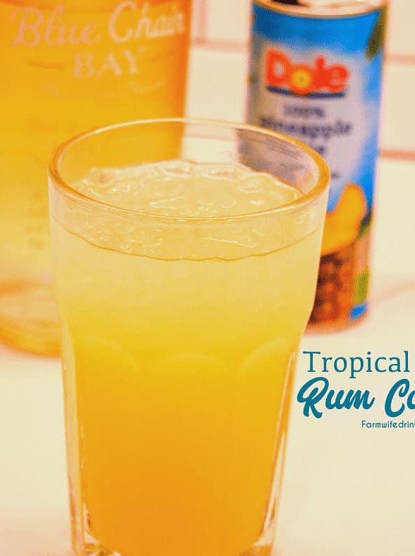 Pineapple Rum Sparkler