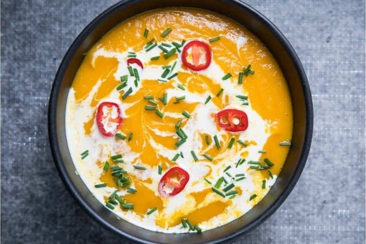 Deep Flavoured Sweet Potato Slow Cooker Soup