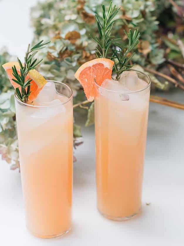 Grapefruit Rosemary Sparkler Delight