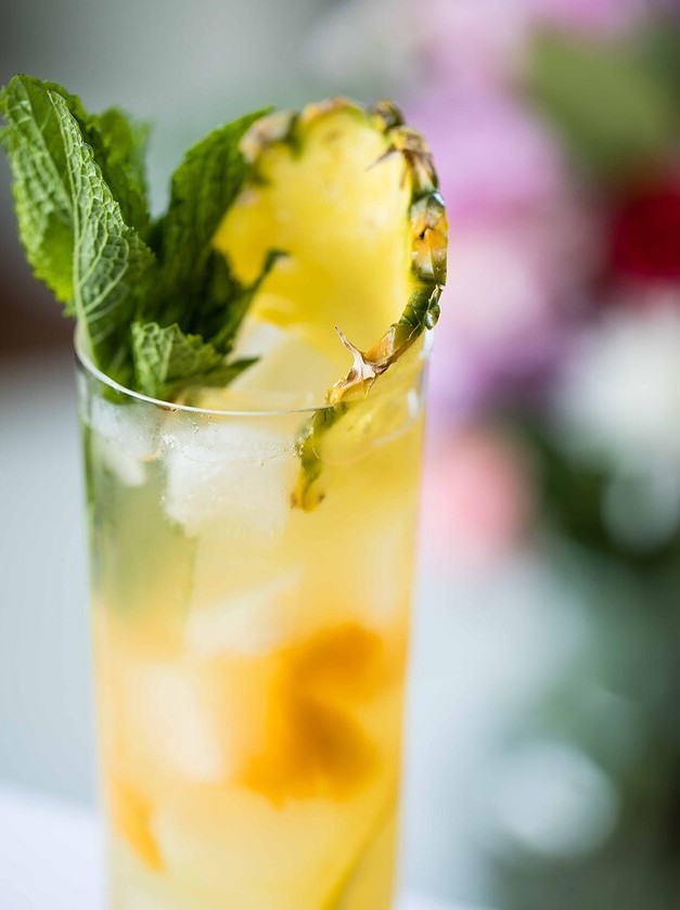 Mango Pineapple Green Tea Summer Refresher
