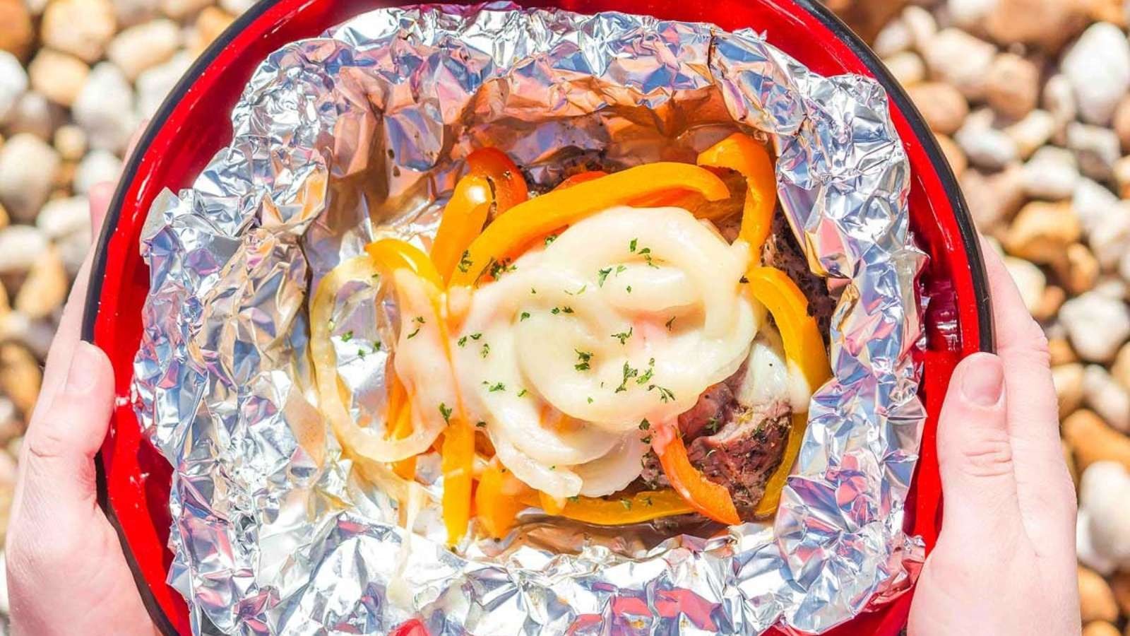 Easy Cheesesteak Camping Meals
