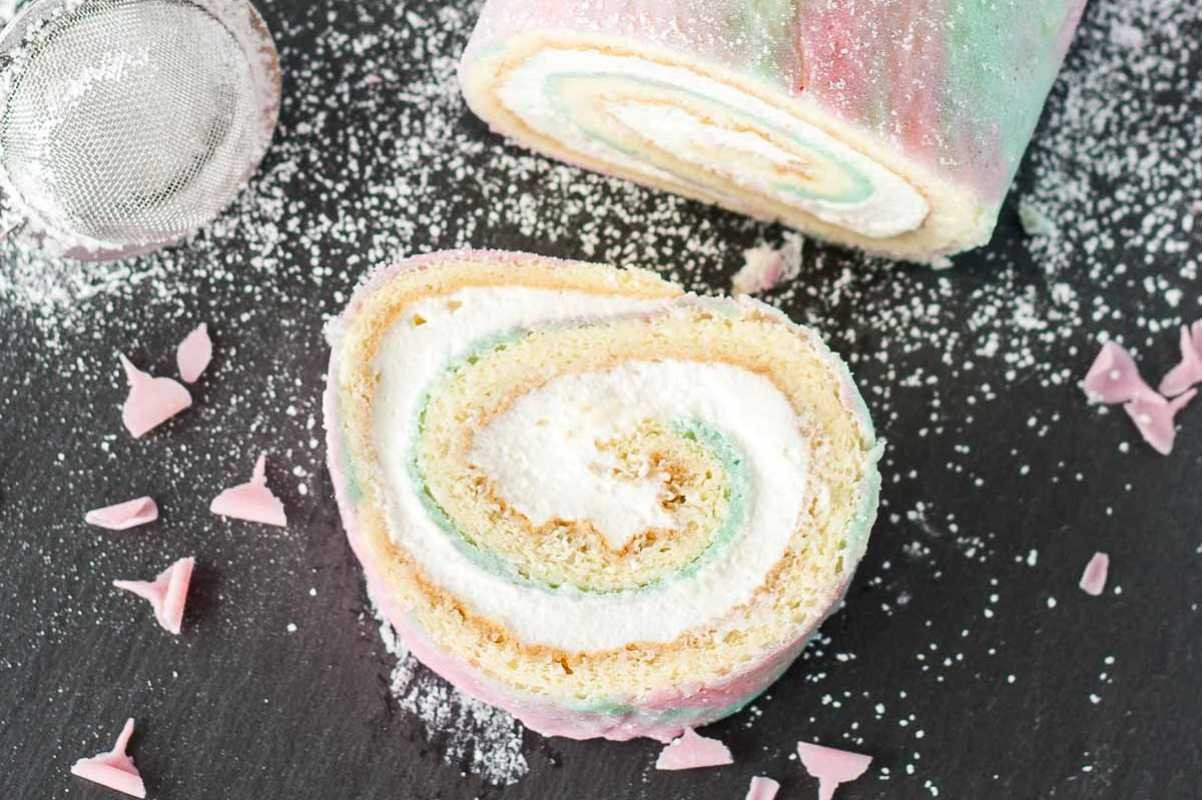 Watercolor Sugar Swirl Cake