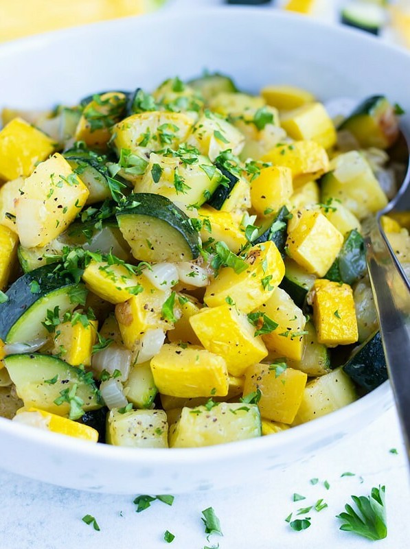 Sautéed Summer Squash Delight