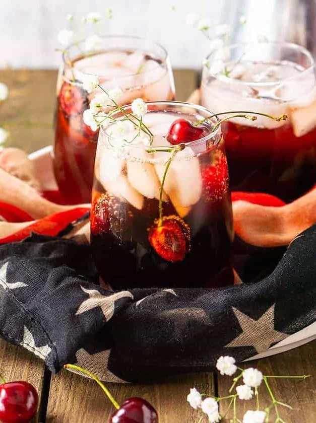 Tart Cherry Vodka Fizz for Summer Occasions