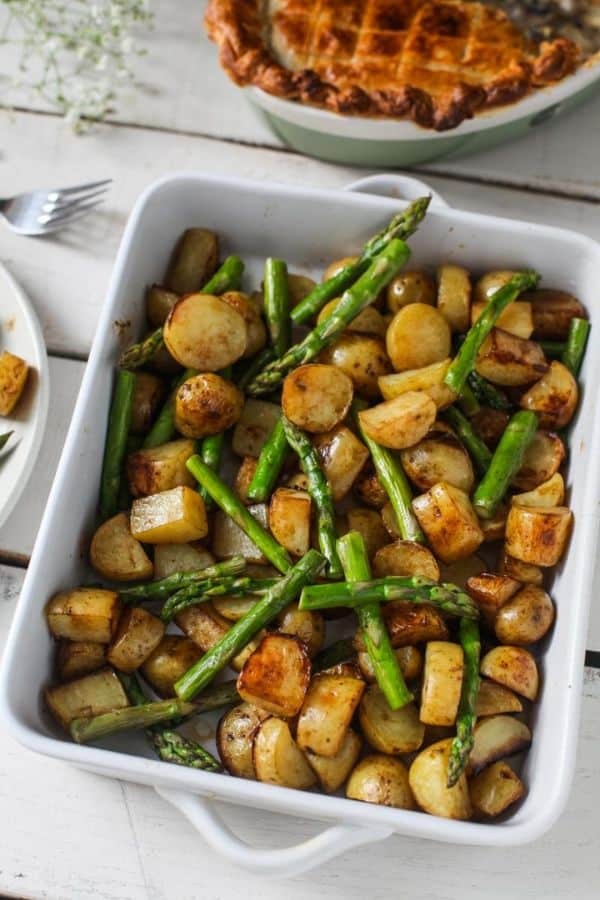Tangy Balsamic Asparagus Potatoes Delight