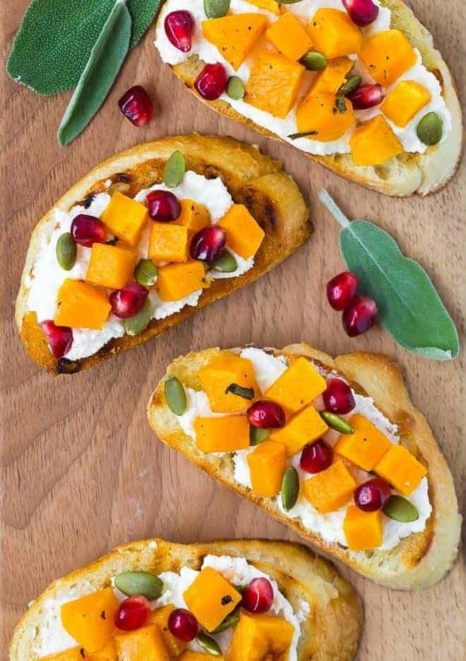 Citrusy Goat Cheese Crostini Bites