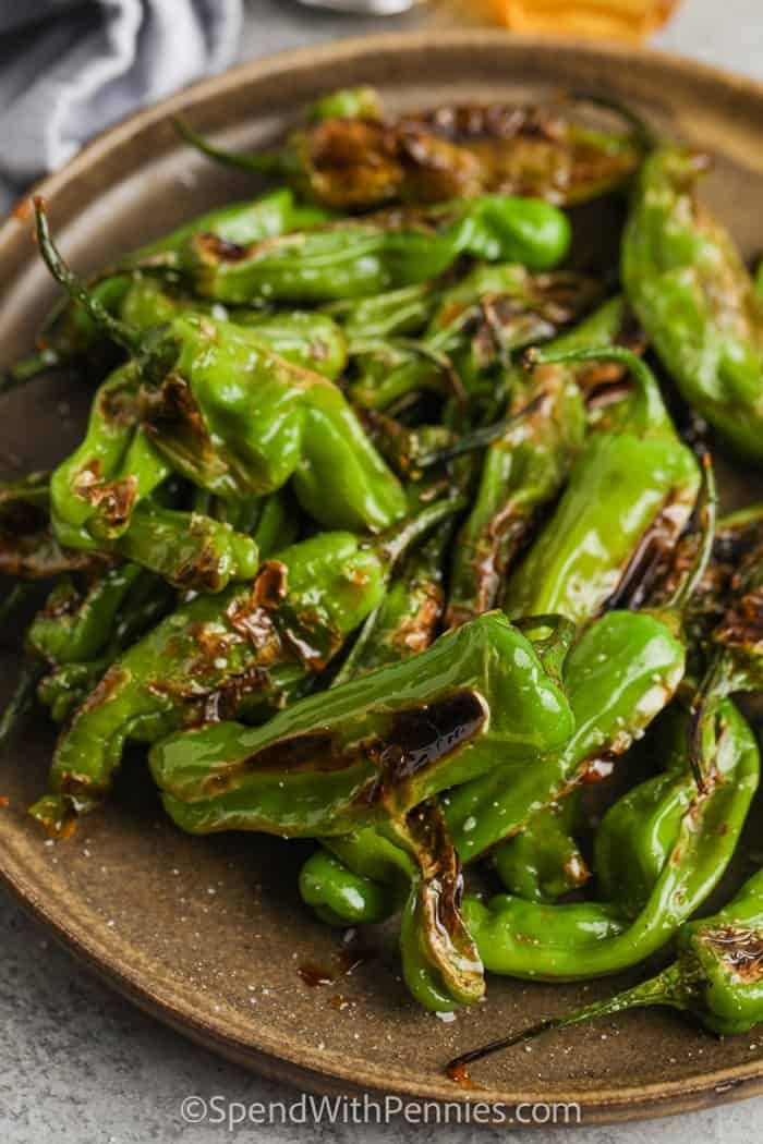 Air Fryer Crispy Shishito Pepper Delights