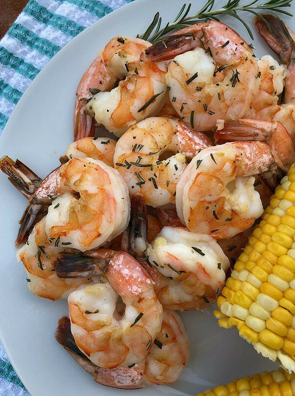 Garlic Rosemary Shrimp in Minutes