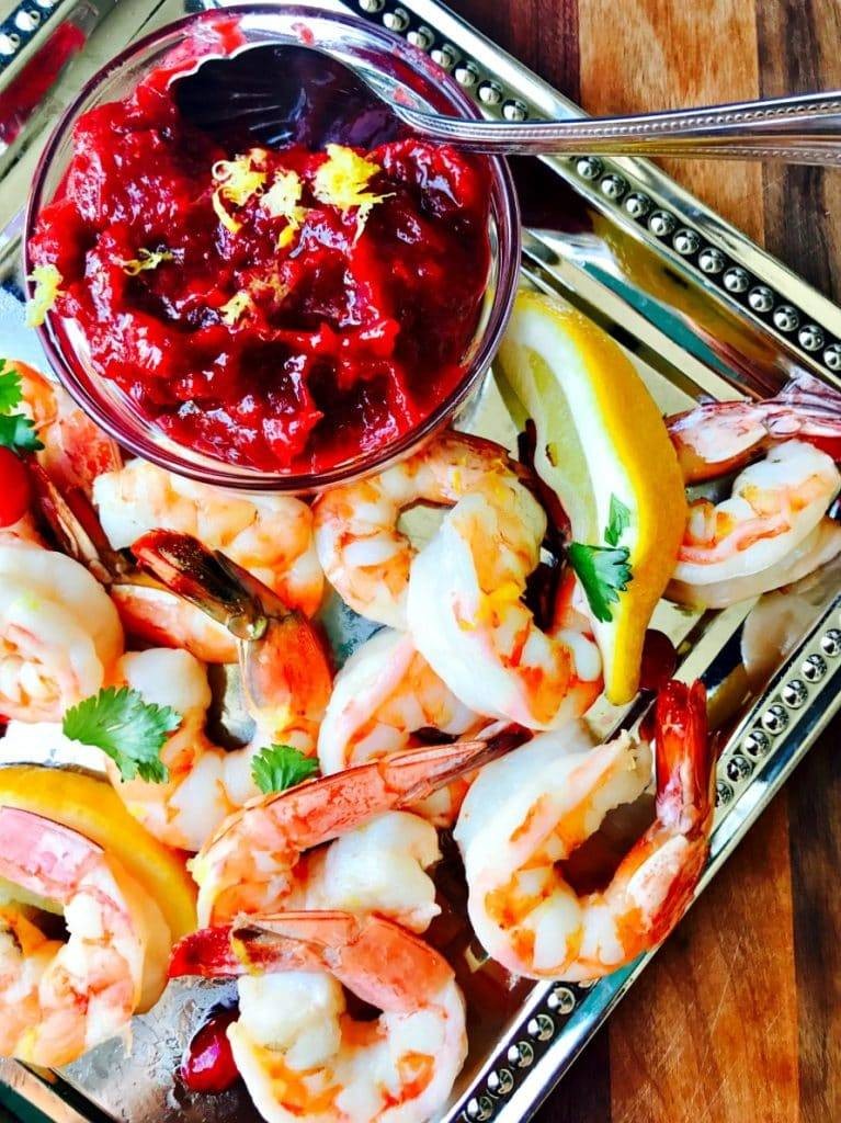 21 Day Fix Shrimp Delight with Cranberry Sauce