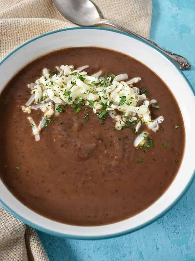 Black Bean Delight in a Rich Broth