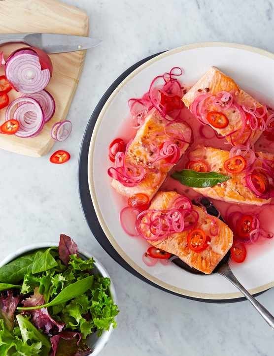 Quick Smoked Trout Omelette with Gruyère