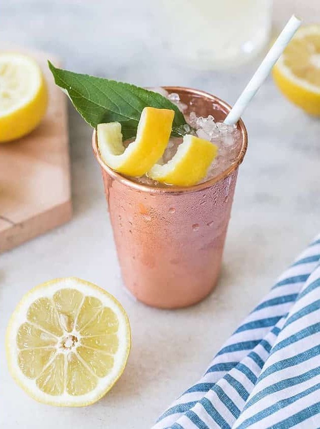 Lemon and Sage Moscow Mules