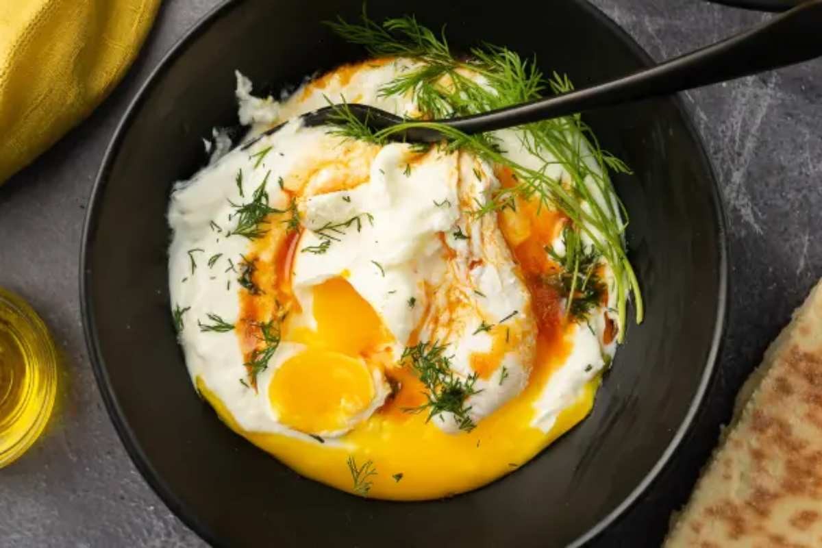 Spiced Yoghurt Cradles Royal Turkish Omelette