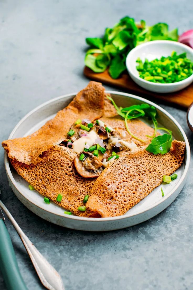 Vegan Vegetable Crepes with Flavourful Filling