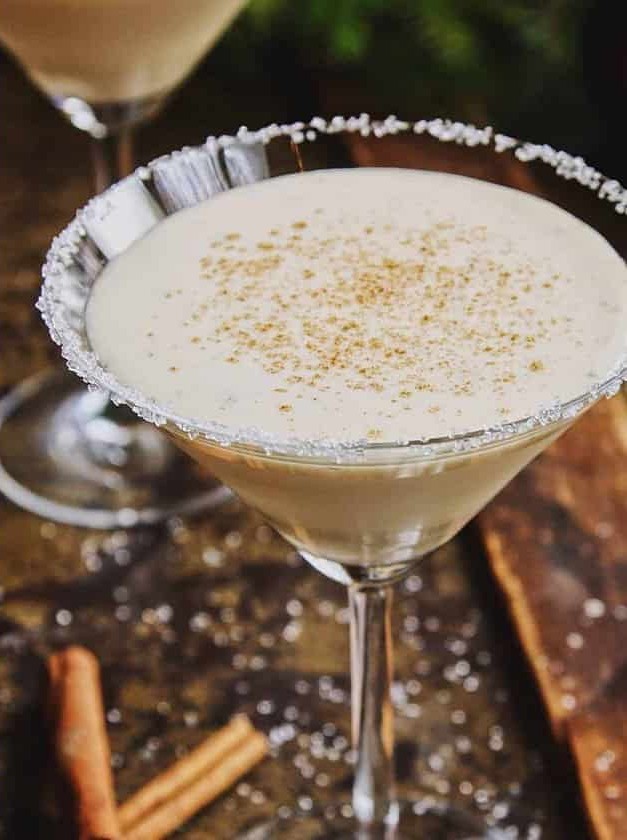 Brandy Infused Holiday Eggnog Delight