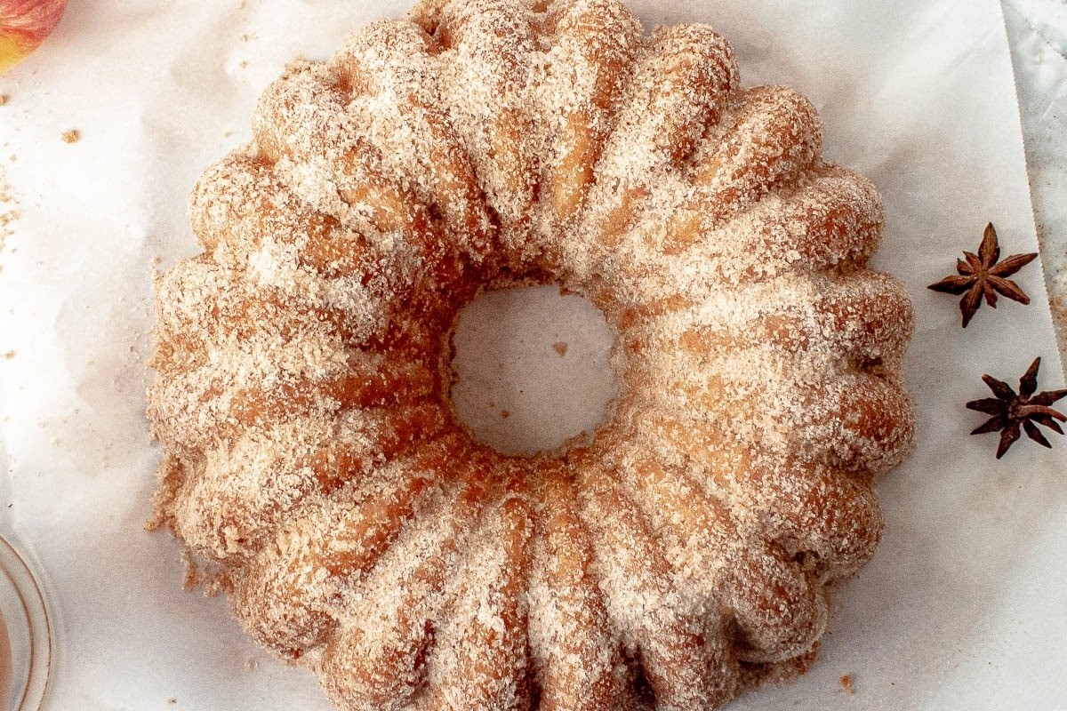 Easy Fall Apple Cider Donut Bundt Cake