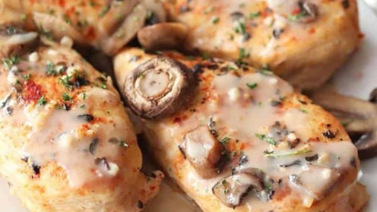 Creamy Marsala Chicken in a Crock