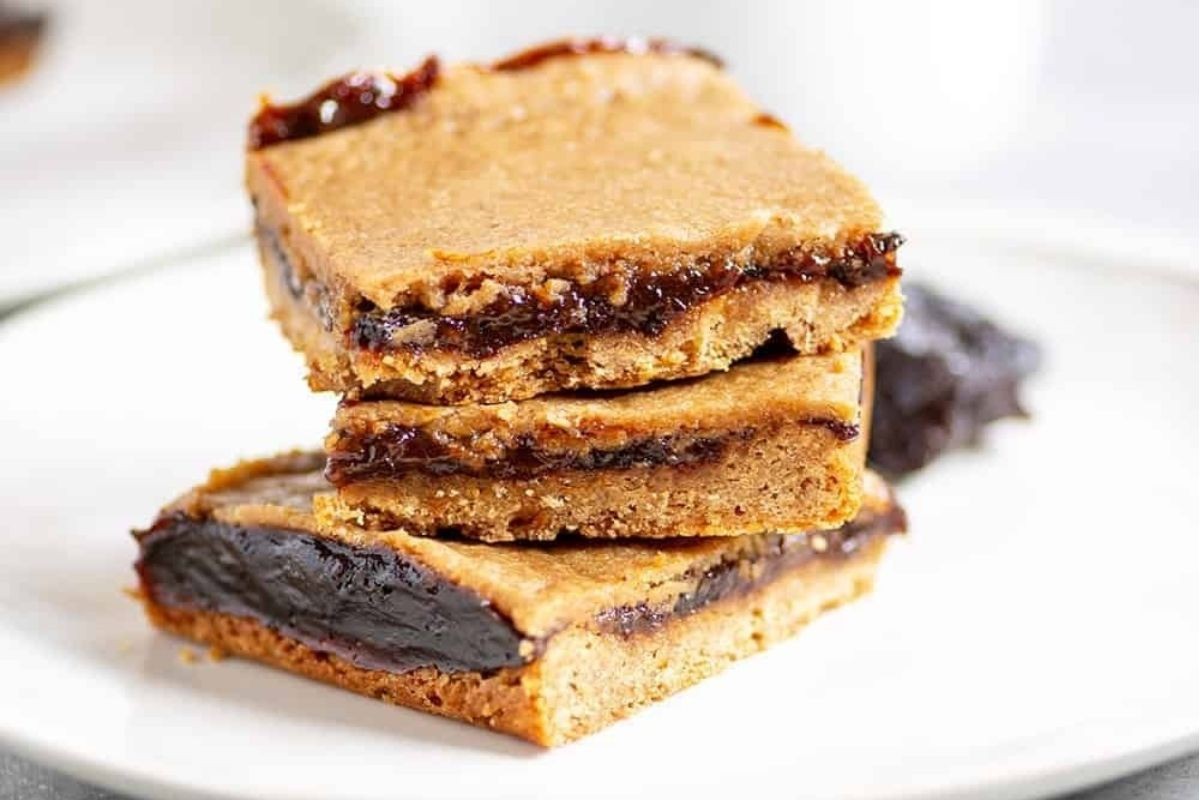 Sweet Vegan Prune Dessert Bars