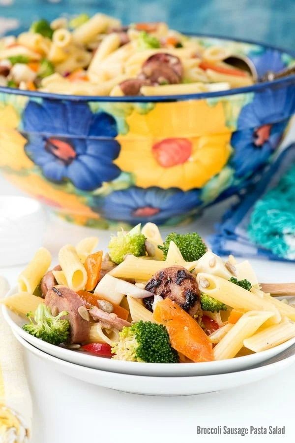 Creamy Bacon Pasta Salad with Avocado