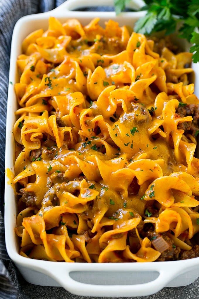 Penne Beef Casserole Delight