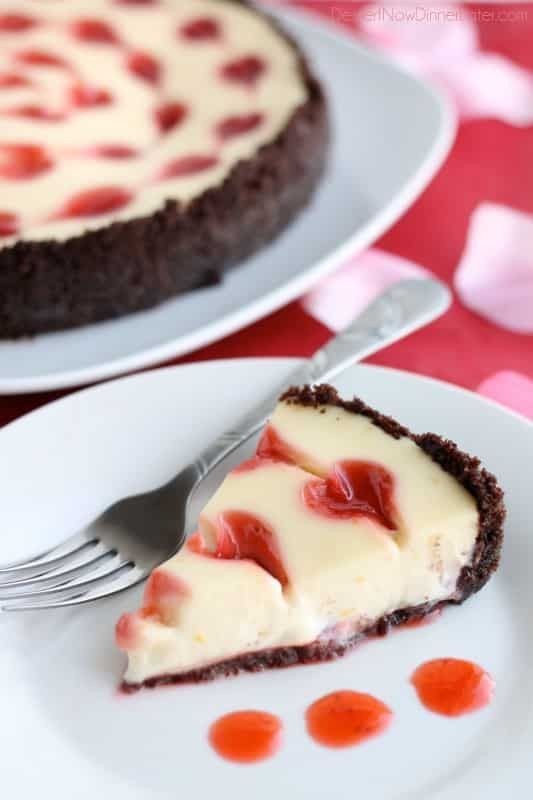 Raspberry White Chocolate Cheesecake Bliss