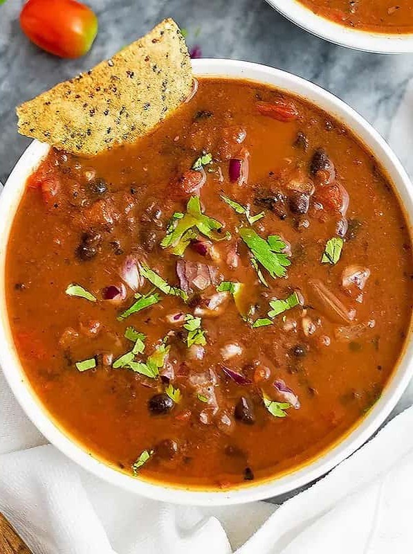 Southwestern Black Bean Soup Recipe