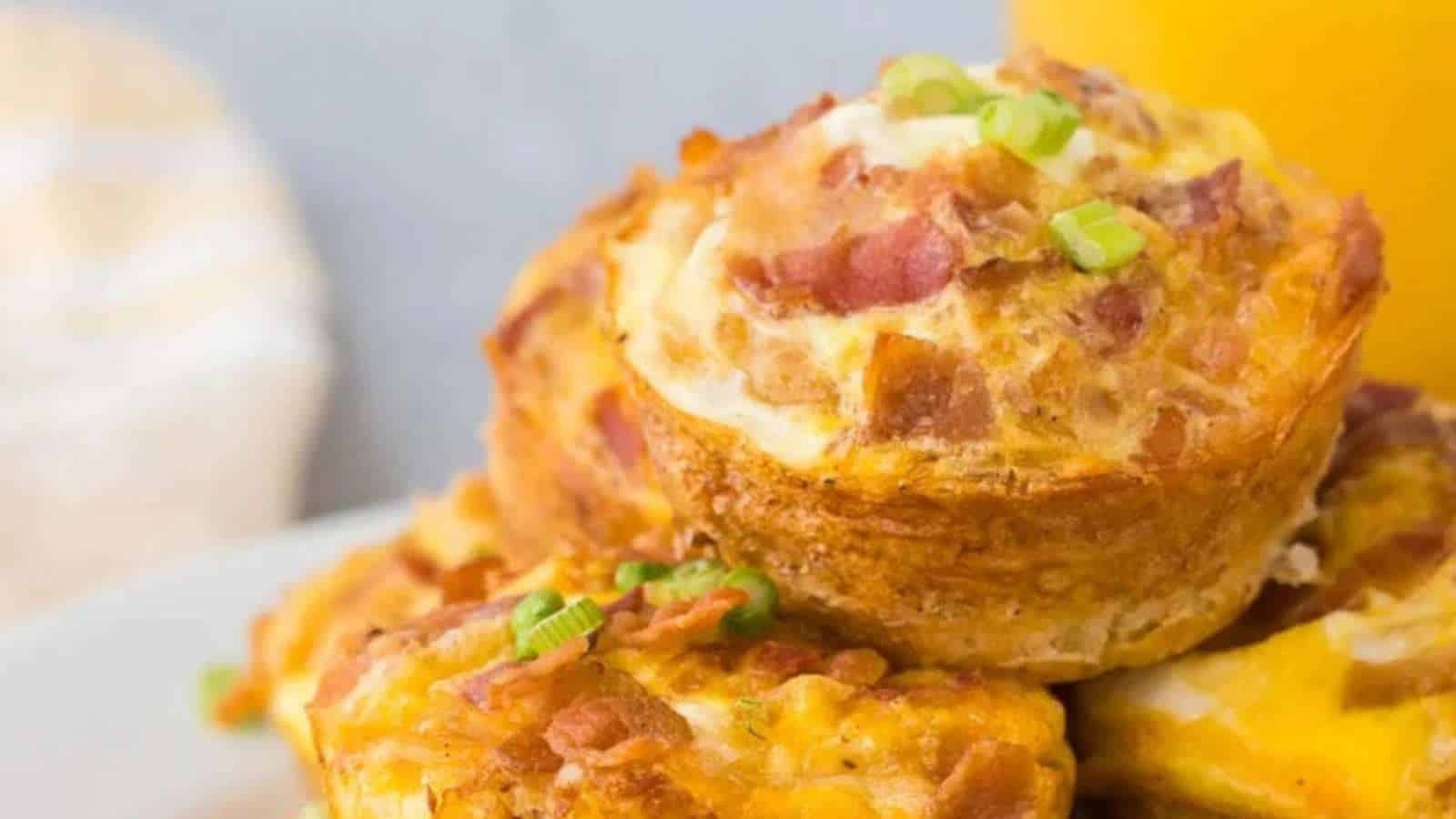 Mini Tater Tot Muffin Bites