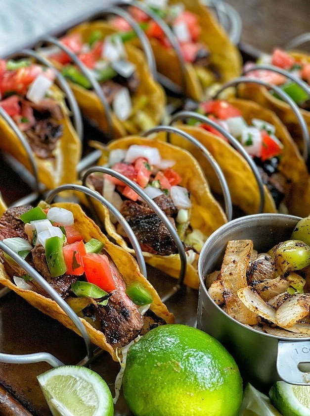 Grilled Skirt Steak Taco Delights