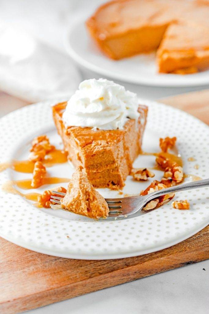 Vegan Pumpkin Cheesecake Holiday Delight