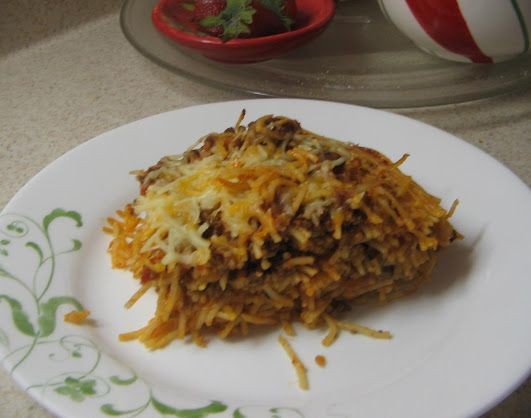 Italian Baked Capellini Casserole Delight