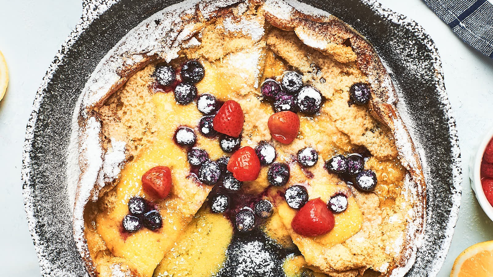 Iron Skillet Dutch Pancake Delight